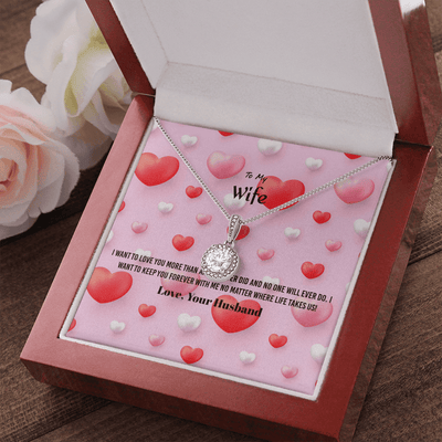 Wife Valentines Gift I Keep You Forever Eternal Union Necklace - Eternal Hope