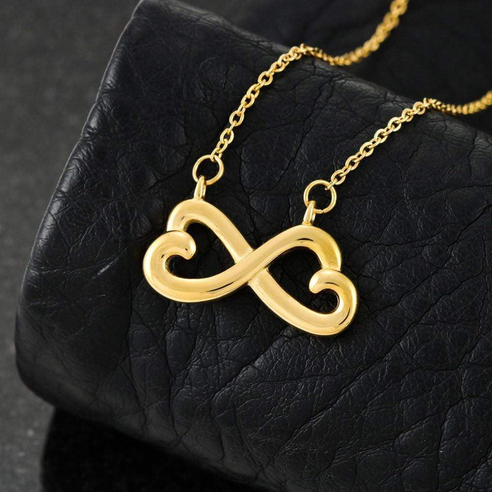 Last Breath Infinity Stainless Steel Pendant For Wife Love Message - Infinity Love Necklace