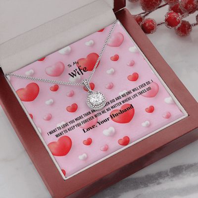 Wife Valentines Gift I Keep You Forever Eternal Union Necklace - Eternal Hope