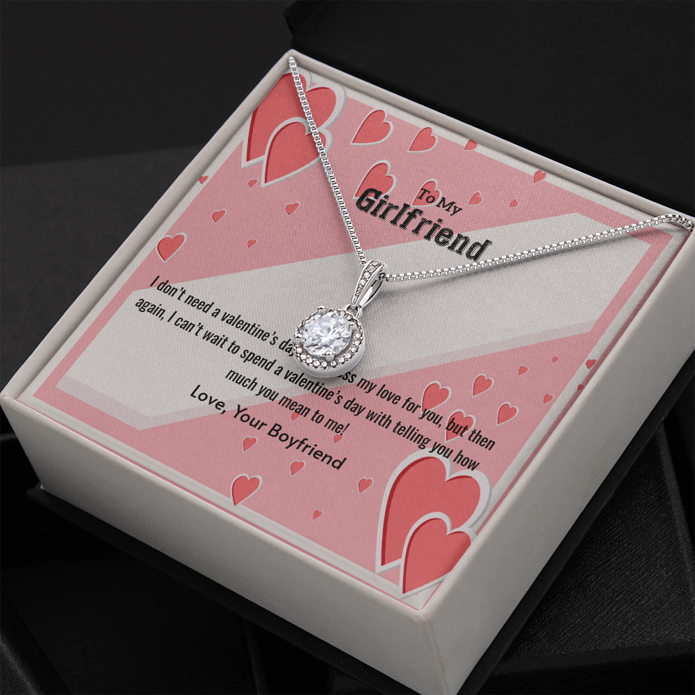 To My Girlfriend Valentines Gift What You Mean Eternal Union Necklace - Eternal Hope