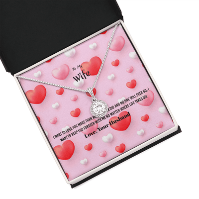 Wife Valentines Gift I Keep You Forever Eternal Union Necklace - Eternal Hope