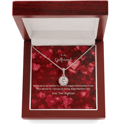 To My Girlfriend Valentines Gift You're the Biggest Blessing Eternal Union Necklace - Eternal Hope