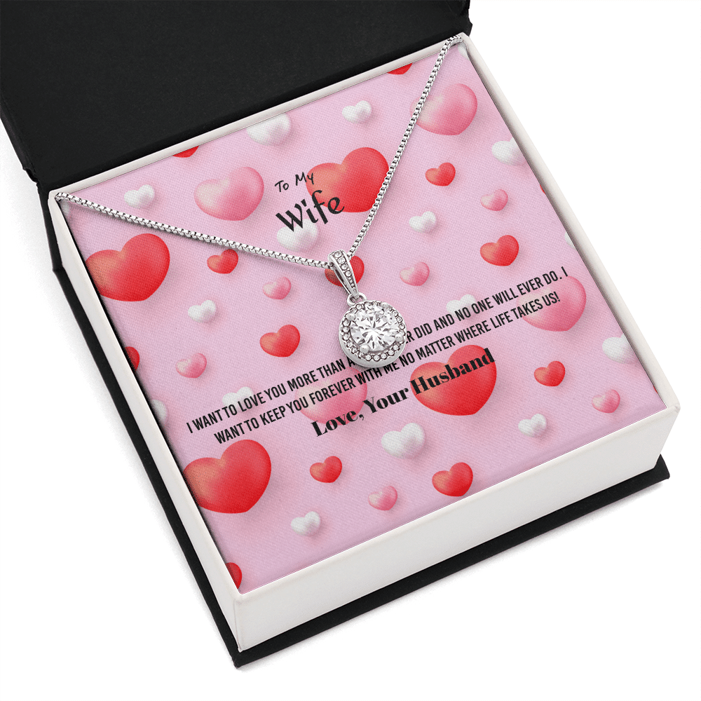 Wife Valentines Gift I Keep You Forever Eternal Union Necklace - Eternal Hope
