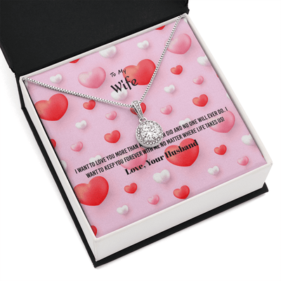 Wife Valentines Gift I Keep You Forever Eternal Union Necklace - Eternal Hope