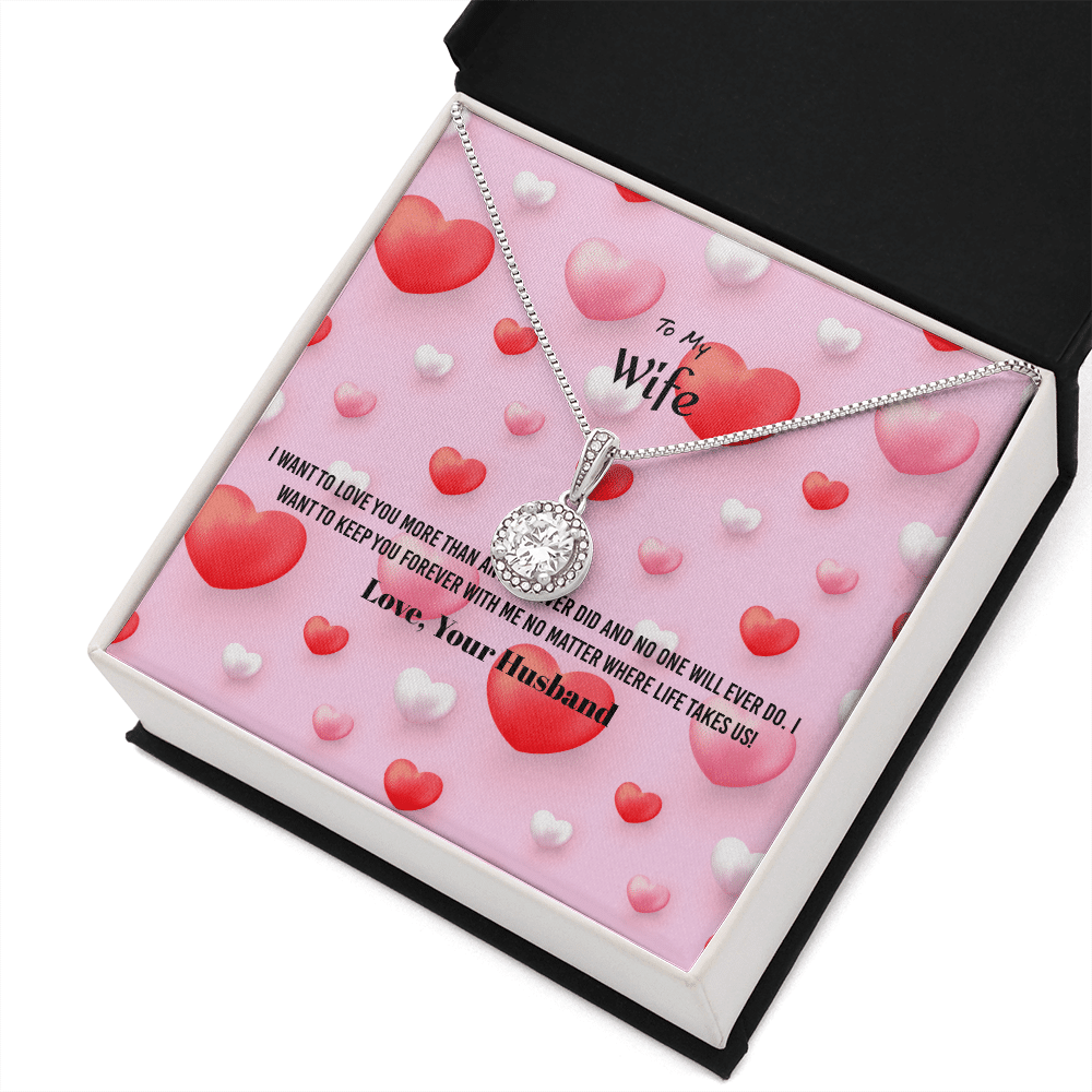 Wife Valentines Gift I Keep You Forever Eternal Union Necklace - Eternal Hope