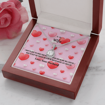 Wife Valentines Gift I Keep You Forever Eternal Union Necklace - Eternal Hope