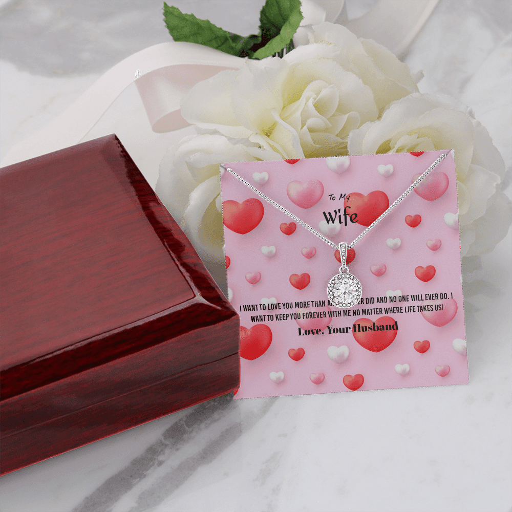 Wife Valentines Gift I Keep You Forever Eternal Union Necklace - Eternal Hope