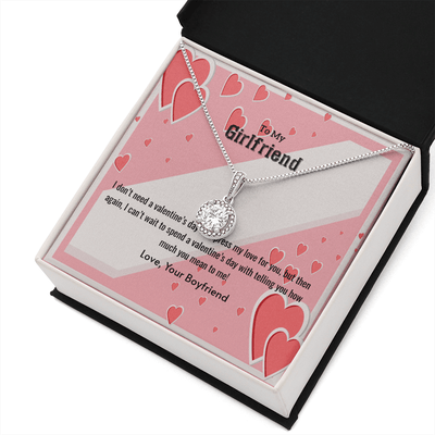 To My Girlfriend Valentines Gift What You Mean Eternal Union Necklace - Eternal Hope