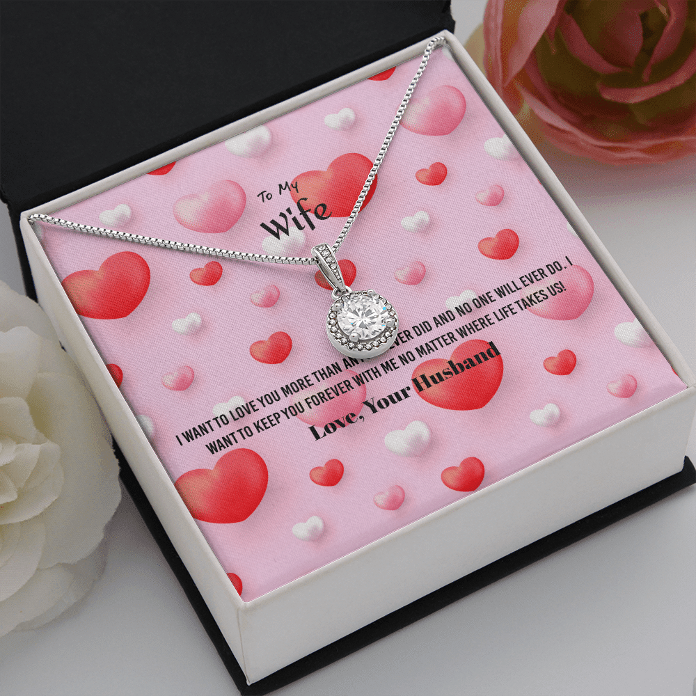 Wife Valentines Gift I Keep You Forever Eternal Union Necklace - Eternal Hope