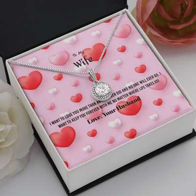 Wife Valentines Gift I Keep You Forever Eternal Union Necklace - Eternal Hope