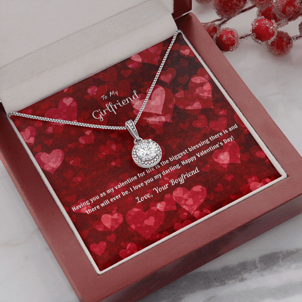To My Girlfriend Valentines Gift You're the Biggest Blessing Eternal Union Necklace - Eternal Hope