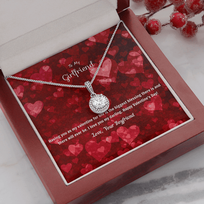 To My Girlfriend Valentines Gift You're the Biggest Blessing Eternal Union Necklace - Eternal Hope
