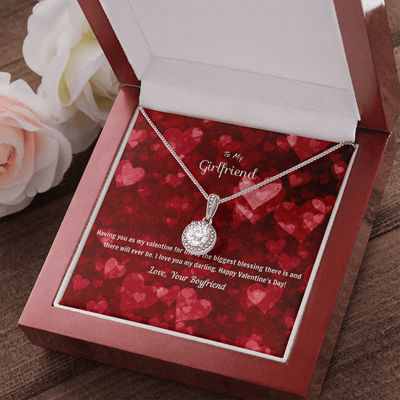 To My Girlfriend Valentines Gift You're the Biggest Blessing Eternal Union Necklace - Eternal Hope