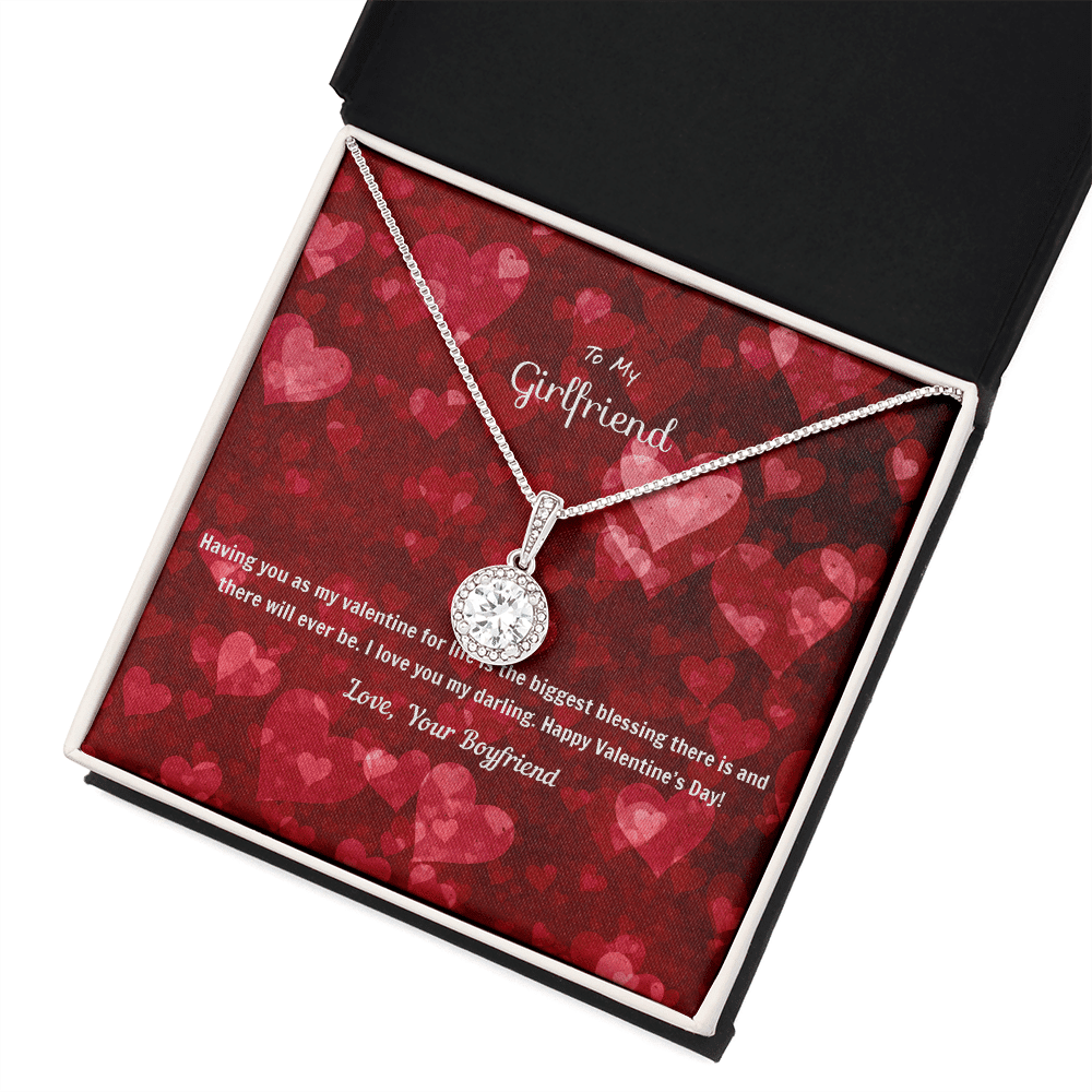 To My Girlfriend Valentines Gift You're the Biggest Blessing Eternal Union Necklace - Eternal Hope