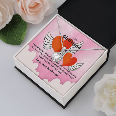 To My Girlfriend Valentines Gift Never Tired of Loving You Eternal Union Necklace - Eternal Hope