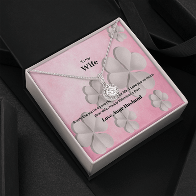 Wife Valentines Gift A Wife is a Pure Blessing Eternal Union Necklace - Eternal Hope
