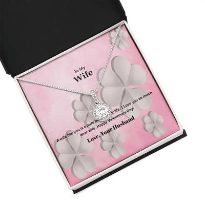 Wife Valentines Gift A Wife is a Pure Blessing Eternal Union Necklace - Eternal Hope