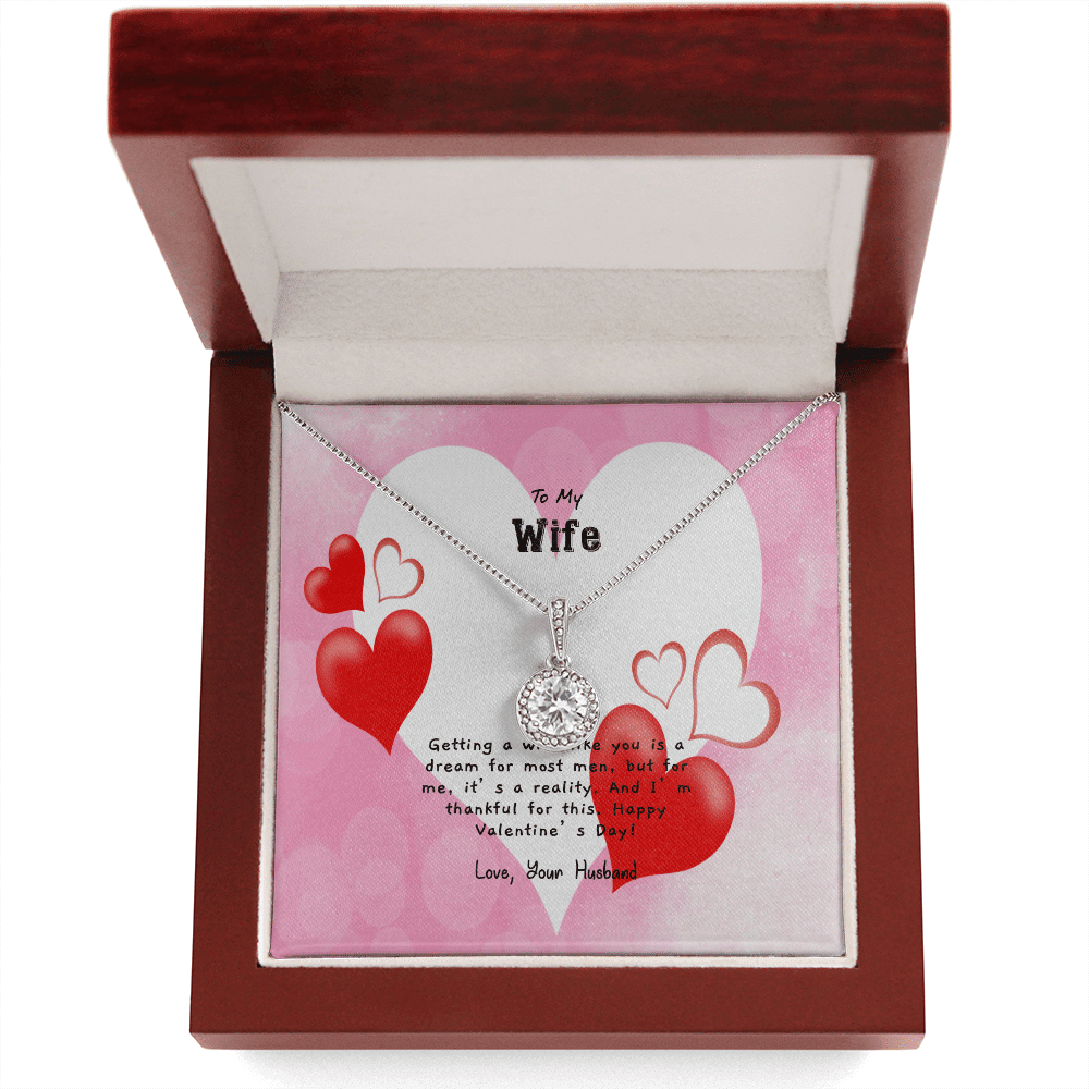 Wife Valentines Gift You're a Dream Wife Eternal Union Necklace - Eternal Hope