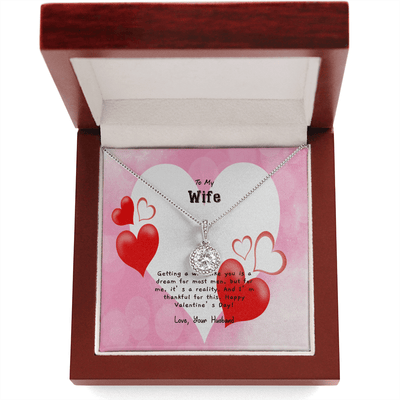 Wife Valentines Gift You're a Dream Wife Eternal Union Necklace - Eternal Hope