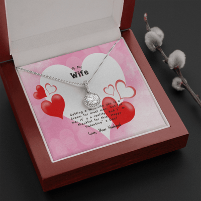 Wife Valentines Gift You're a Dream Wife Eternal Union Necklace - Eternal Hope