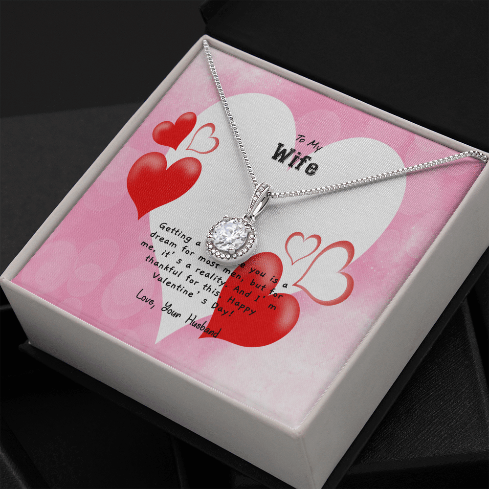Wife Valentines Gift You're a Dream Wife Eternal Union Necklace - Eternal Hope