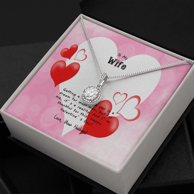 Wife Valentines Gift You're a Dream Wife Eternal Union Necklace - Eternal Hope