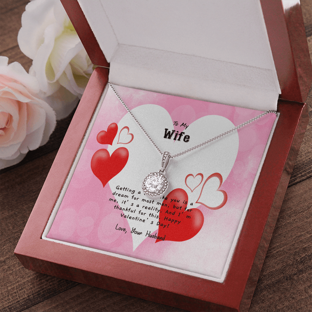 Wife Valentines Gift You're a Dream Wife Eternal Union Necklace - Eternal Hope