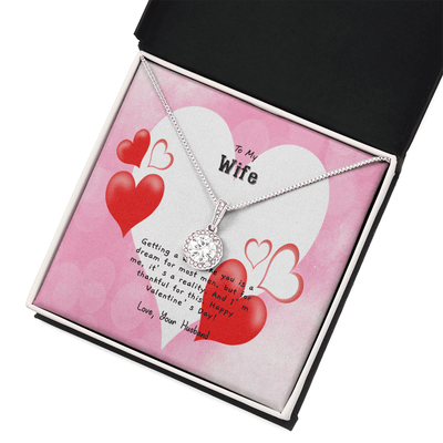 Wife Valentines Gift You're a Dream Wife Eternal Union Necklace - Eternal Hope
