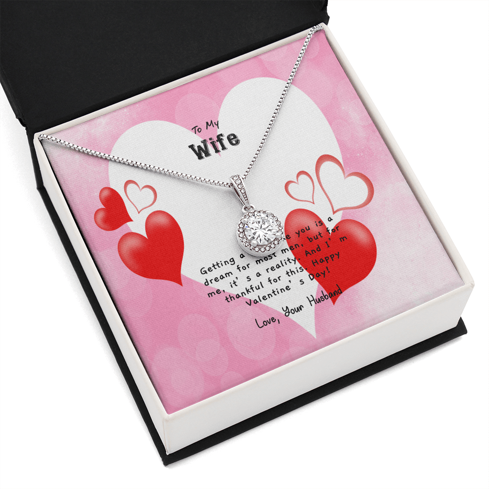Wife Valentines Gift You're a Dream Wife Eternal Union Necklace - Eternal Hope