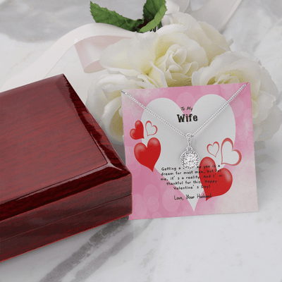 Wife Valentines Gift You're a Dream Wife Eternal Union Necklace - Eternal Hope
