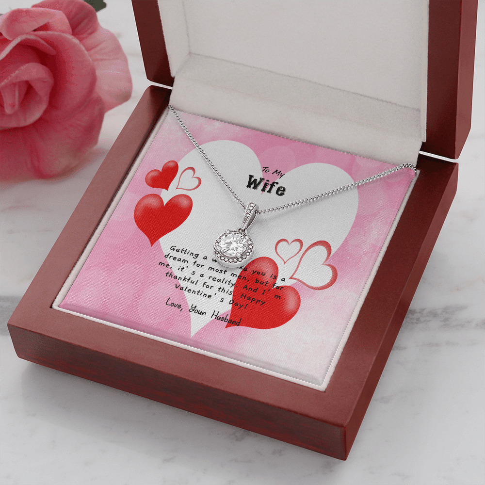 Wife Valentines Gift You're a Dream Wife Eternal Union Necklace - Eternal Hope