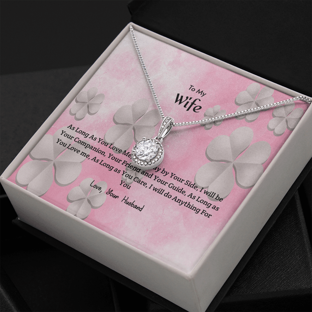Wife Valentines Gift As Long as You Care Eternal Union Necklace - Eternal Hope