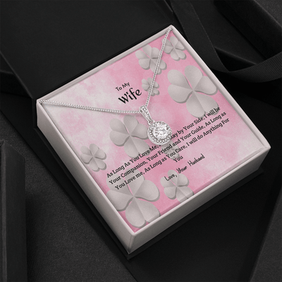 Wife Valentines Gift As Long as You Care Eternal Union Necklace - Eternal Hope