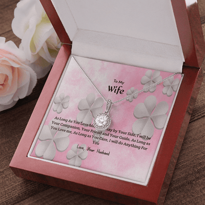 Wife Valentines Gift As Long as You Care Eternal Union Necklace - Eternal Hope