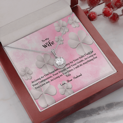 Wife Valentines Gift As Long as You Care Eternal Union Necklace - Eternal Hope
