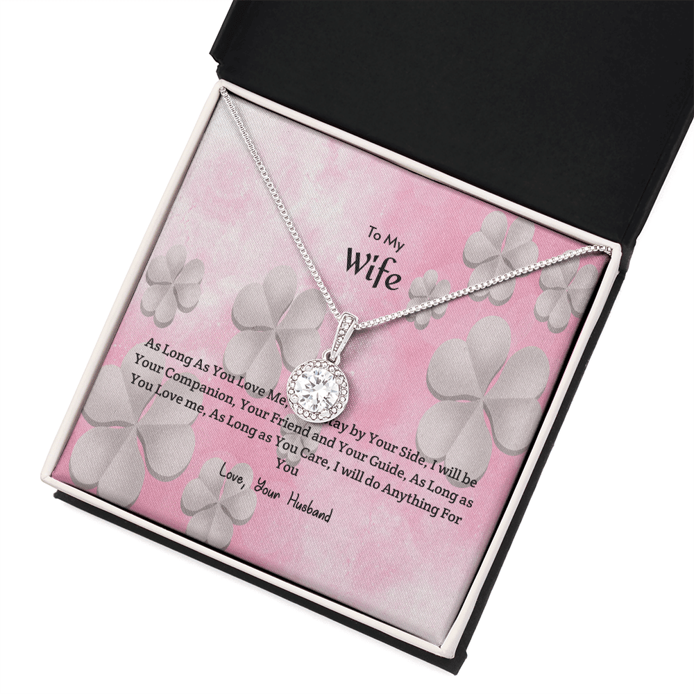Wife Valentines Gift As Long as You Care Eternal Union Necklace - Eternal Hope