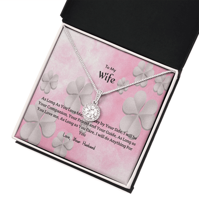 Wife Valentines Gift As Long as You Care Eternal Union Necklace - Eternal Hope