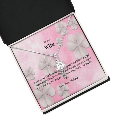 Wife Valentines Gift As Long as You Care Eternal Union Necklace - Eternal Hope