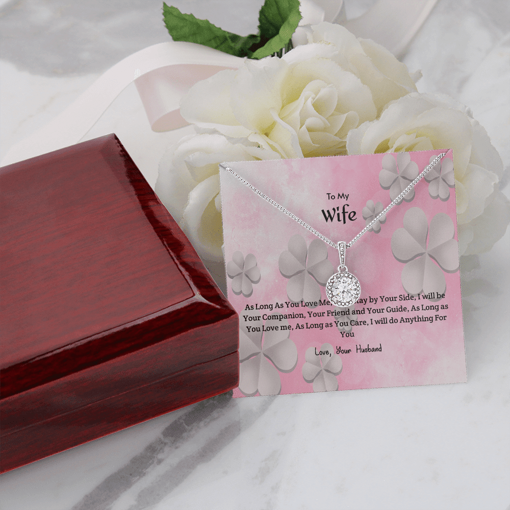 Wife Valentines Gift As Long as You Care Eternal Union Necklace - Eternal Hope