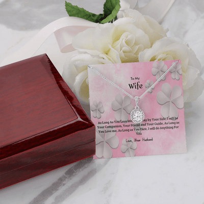 Wife Valentines Gift As Long as You Care Eternal Union Necklace - Eternal Hope