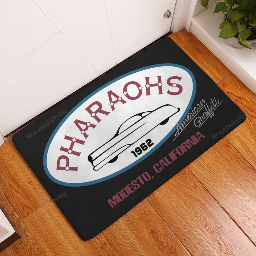 Ag Floor Mat American Graffiti Milner Falfa Ford Couple Hot Rod 01599 Indoor Outdoor Floormat Doormats