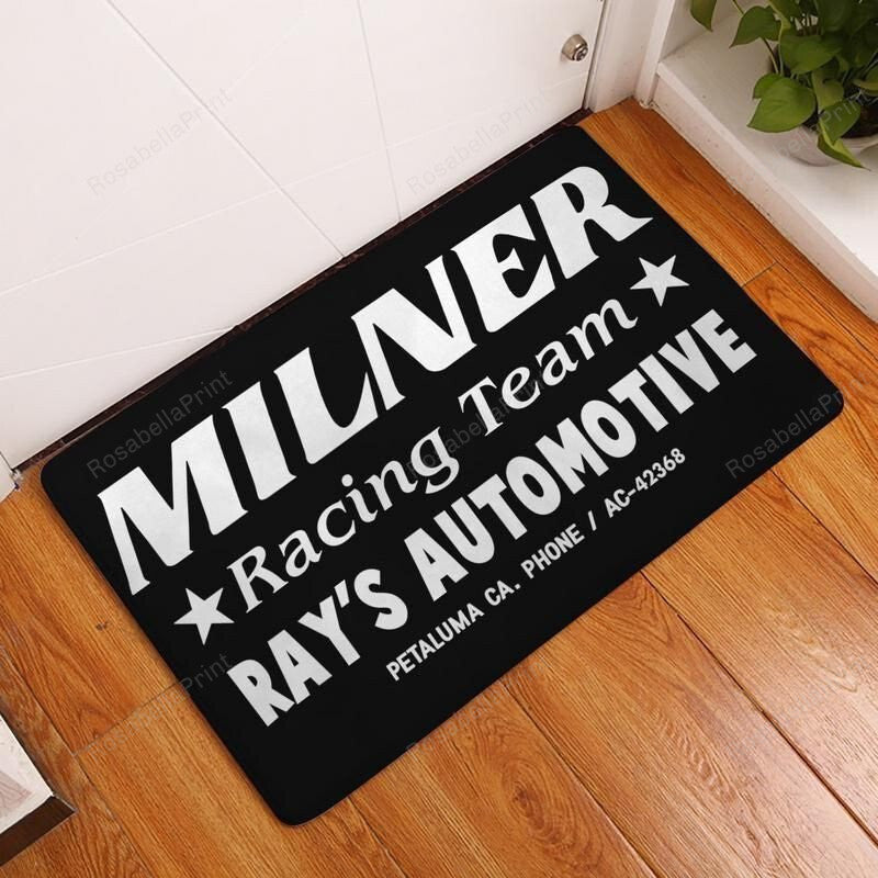 Ag Floor Mat American Graffiti Milner Falfa Ford Couple Hot Rod 01601 Indoor Outdoor Floormat Doormats