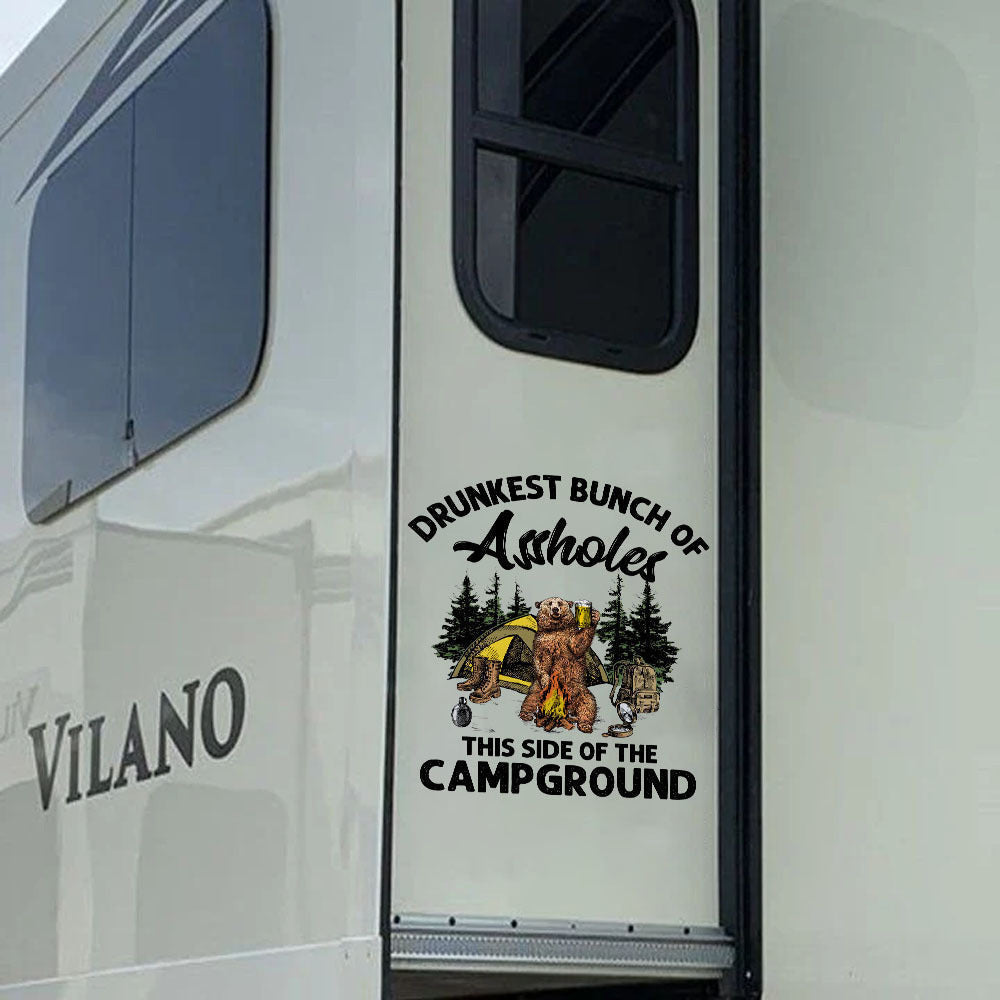 Camping Sticker, Car Decal For Window & Bumper