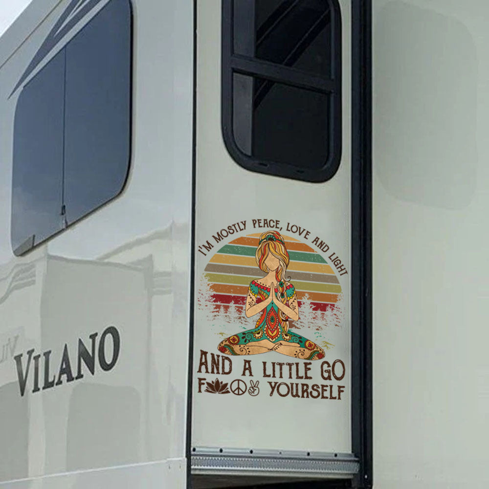 Camping Crack Decal, Funny Car Sticker For Window & Bumper