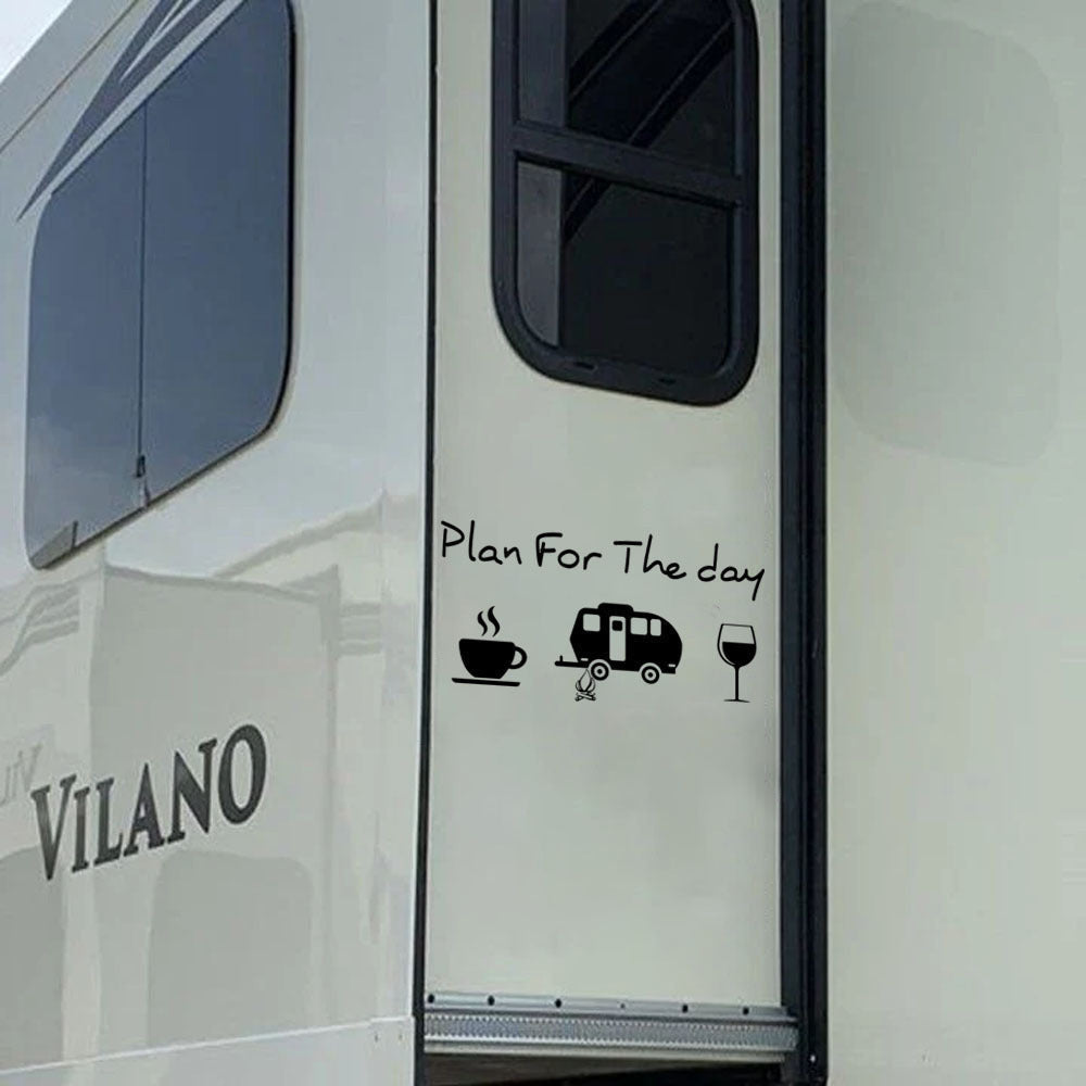 Camping Decal, Car Sticker For Window & Bumper