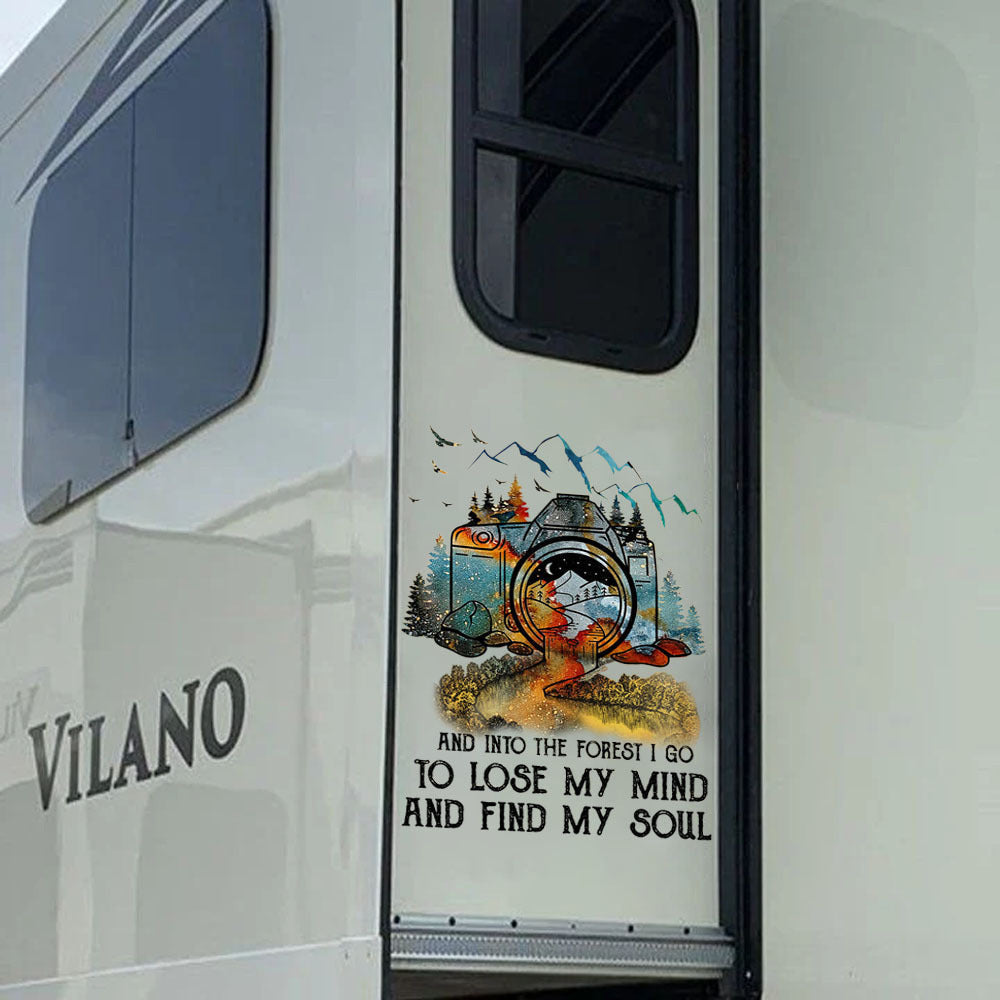 Camping Sticker, Car Decal For Window & Bumper