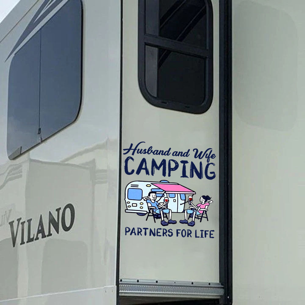 Camping Sticker, Car Decal For Window & Bumper