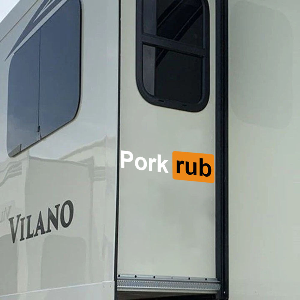 Camping Crack Decal, Funny Car Sticker For Window & Bumper