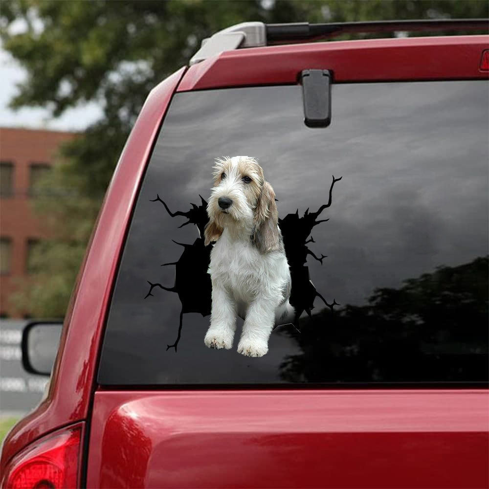 Petit Basset Griffon Venda©En Crack Sticker, Funny Car Decal For Window & Bumper