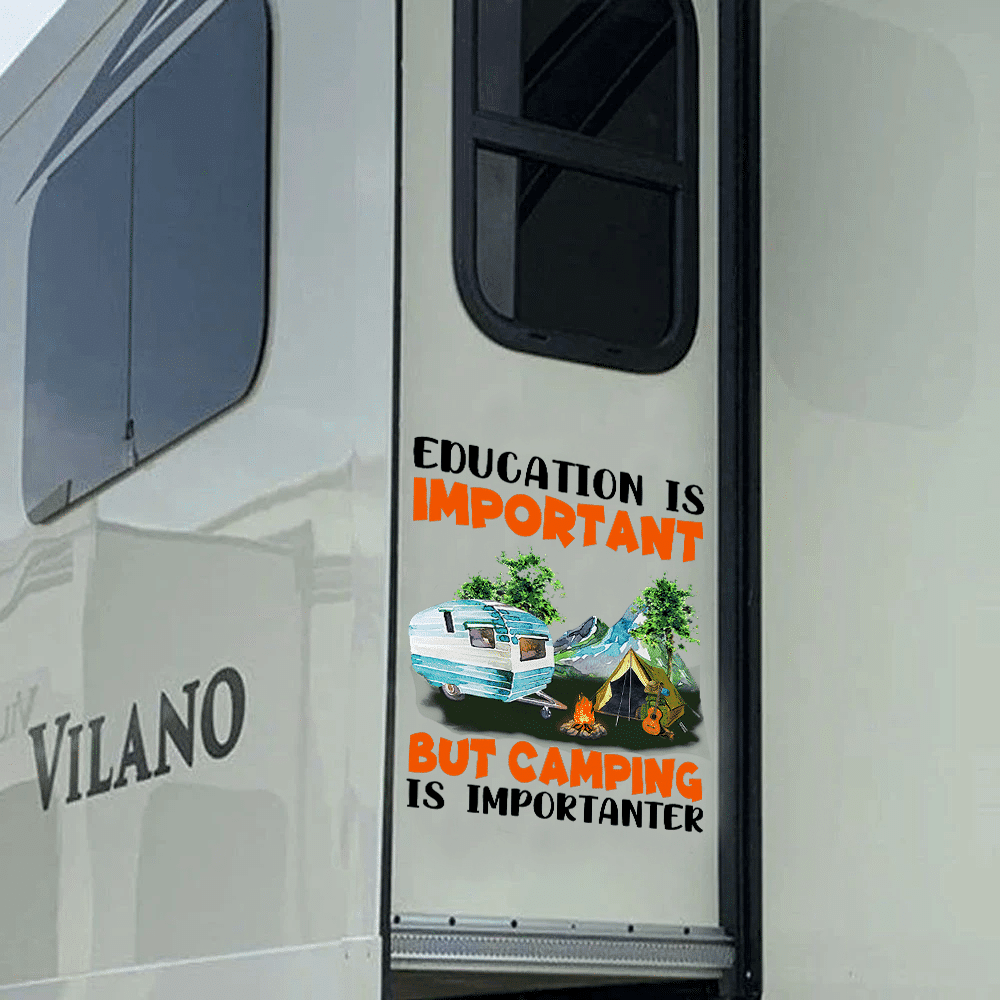 Camping Car Decal, Sticker For Window & Bumper